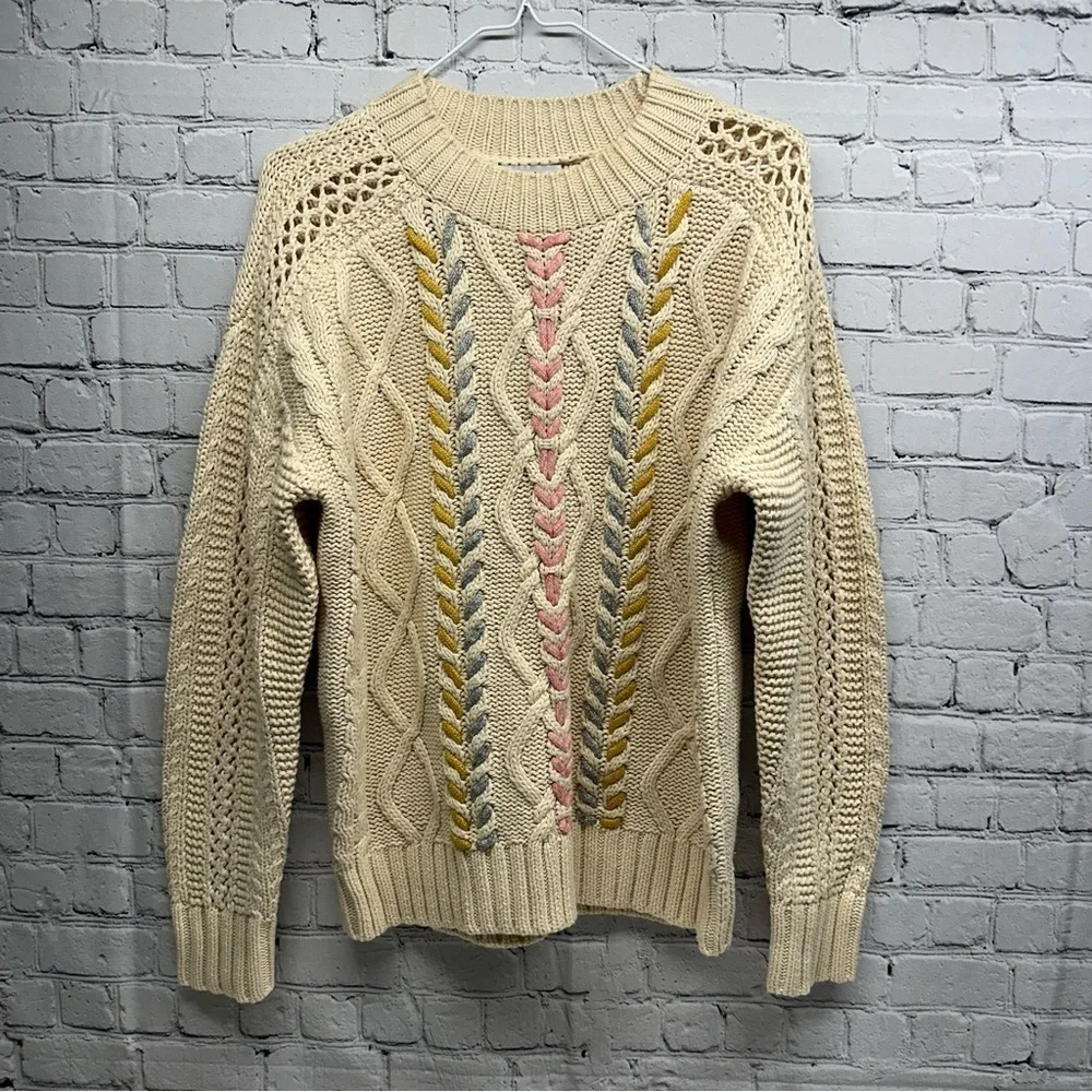 Michael Stars Cable-knit Sweater (S)